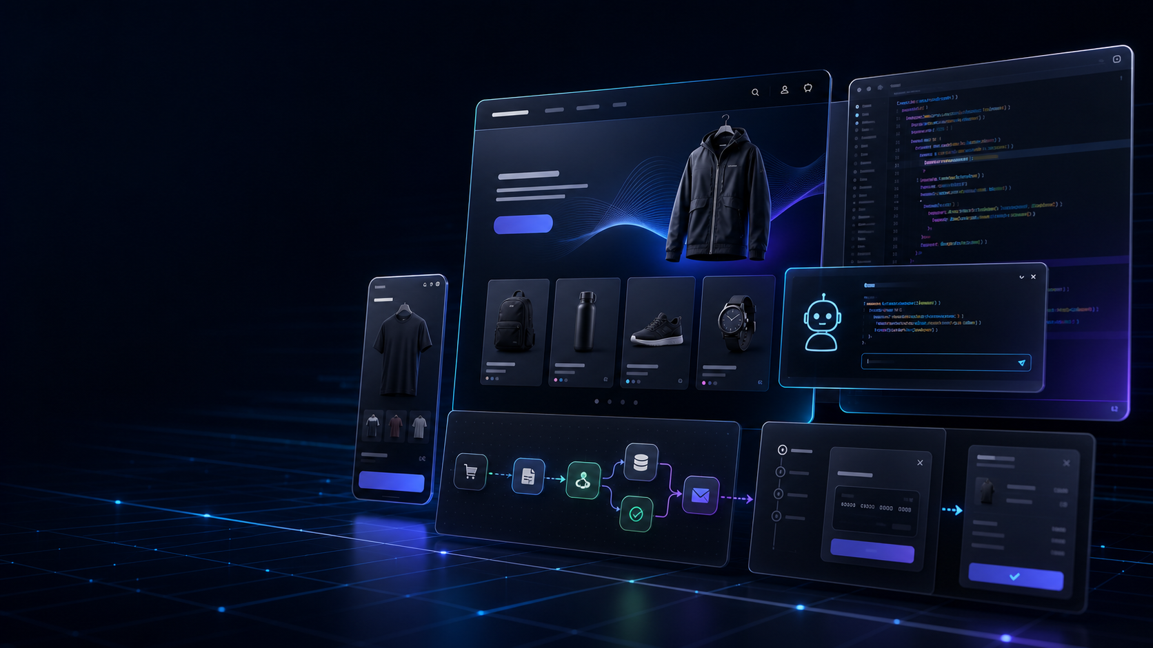 Codexを活用したShopify制作支援のイメージ